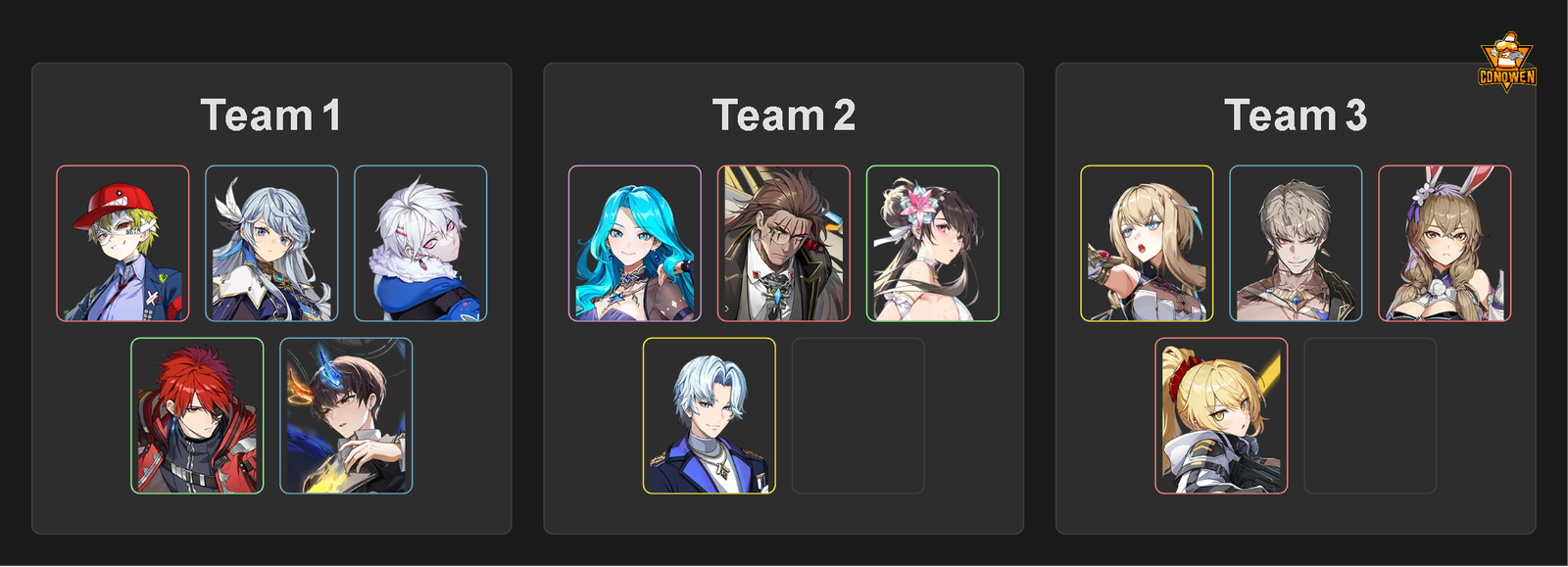 3 Teams