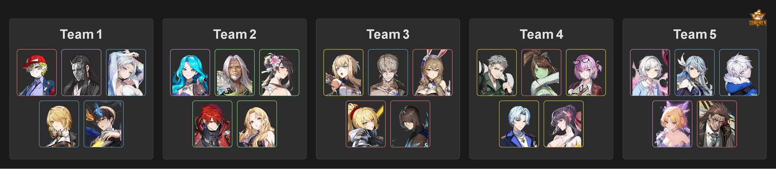 5 Teams